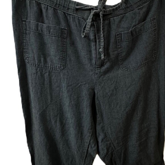 Liz Claiborne Linen Blend Pants‎ Size M - Picture 3 of 15